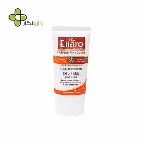 کرم ضد آفتاب فاقد چربی الارو SPF50 مخصوص پوست چرب و جوشدار بی رنگ