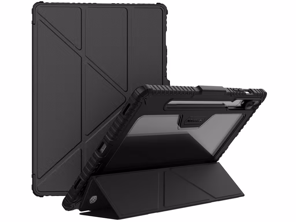 کیف محافظ بامپردار تبلت سامسونگ اس 9 پلاس نیلکین Nillkin Bumper Leather cover case Pro Multi-angle folding style Samsung Galaxy Tab S9 Plus