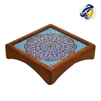 سینی  کاشی کاری چوبی دو نفره هفت رج