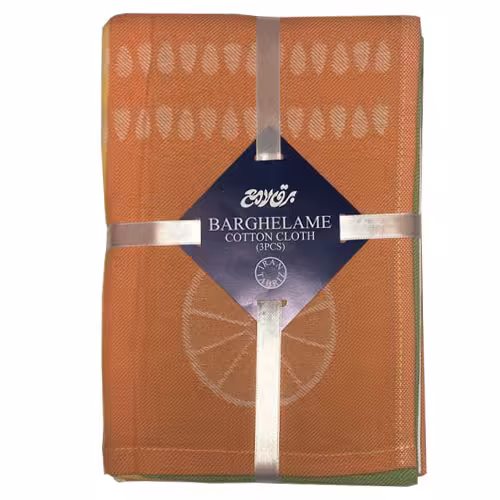 دستمال آشپزخانه برق لامع طرح لیمون مجموعه سه عددی