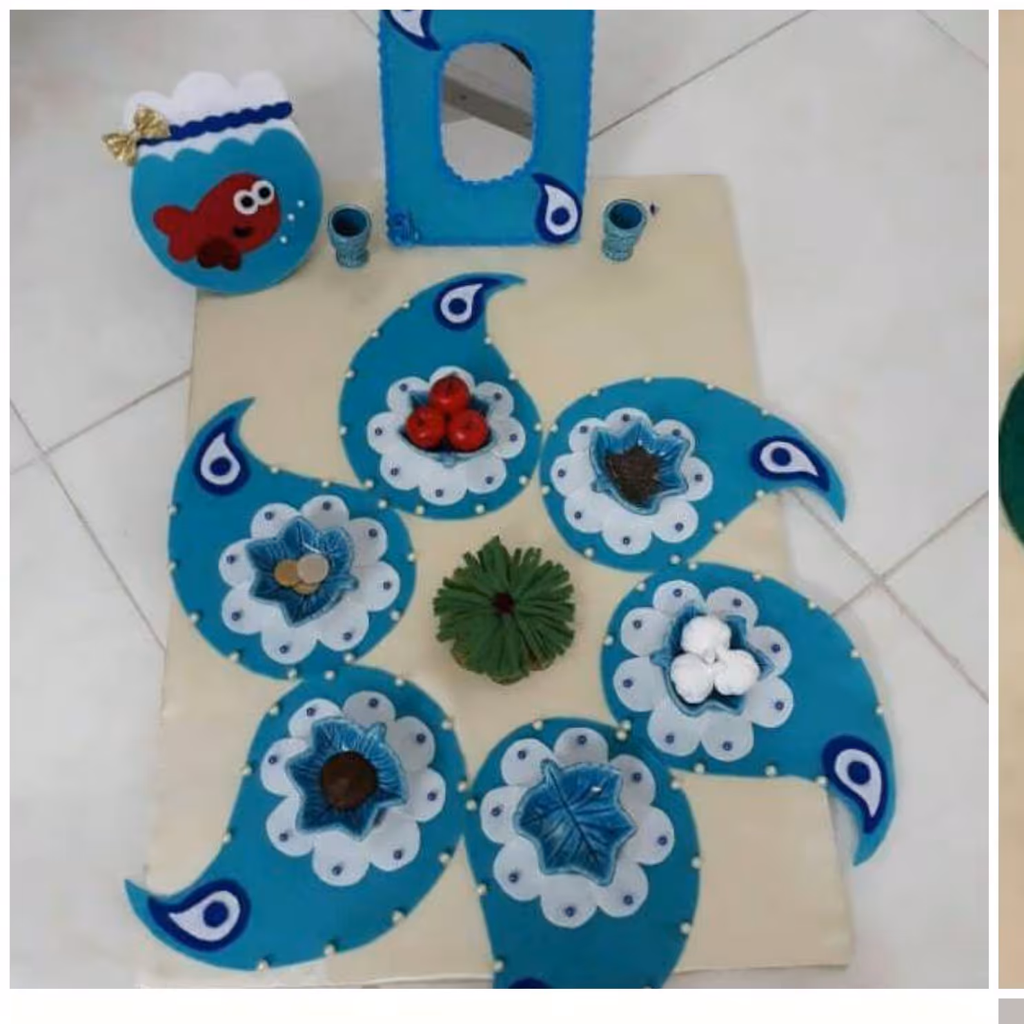 هفت سین طرح چشم نظر