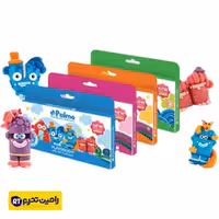 خمیر 12 رنگ مقوایی پالمو palmo