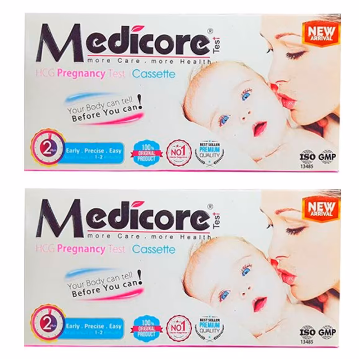بی بی چک ( تست بارداری ) کاستی مدیکور مجموعه 2 عددی