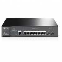 قیمت و خرید سوییچ شبکه مدیریتی 8 پورت   2 پورت SFP تی پی لینک مدل TL-SG3210 | نت ران