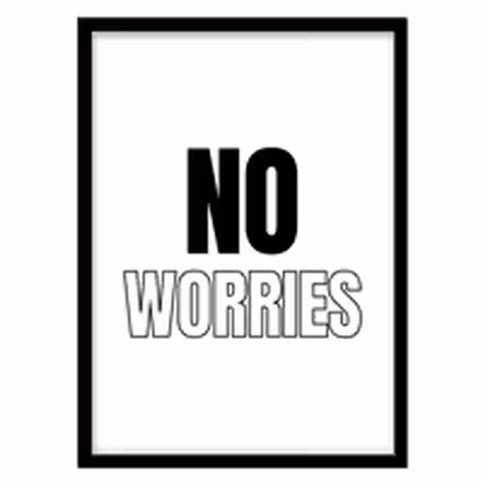 قیمت و خرید تابلو دکوراتیو مدل تایپوگرافی مدرن کد 0408