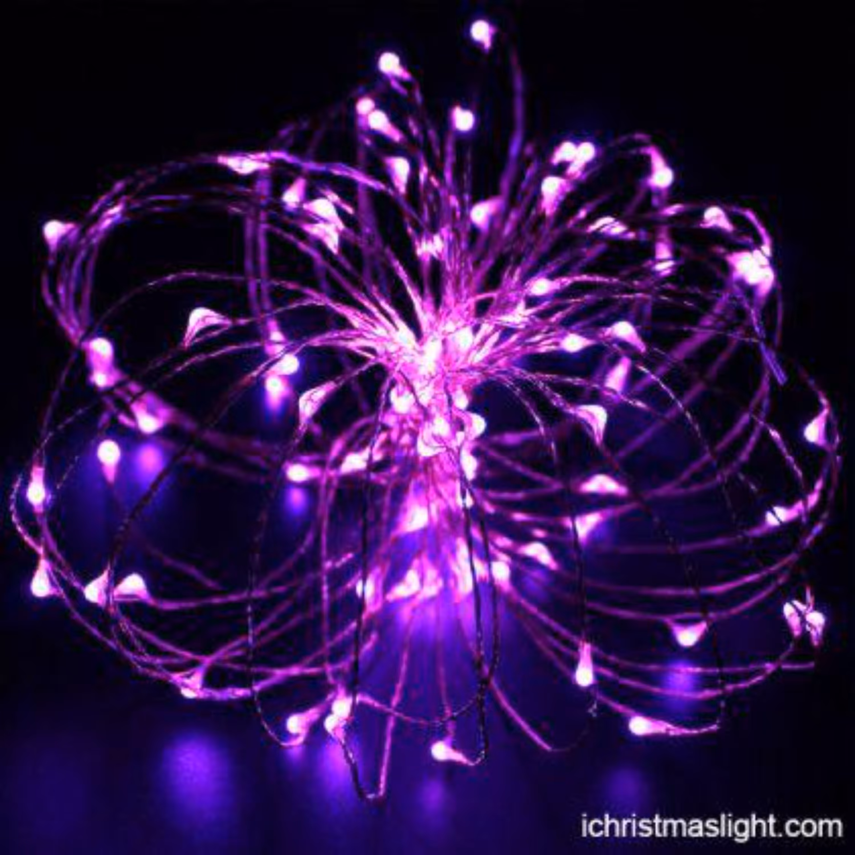 ریسه مفتولی 10 متری باتری خور ارغوانی