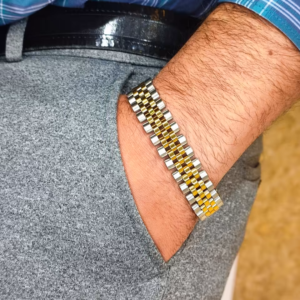 دستبند رولکس مردانه و زنانه رنگ ثابت