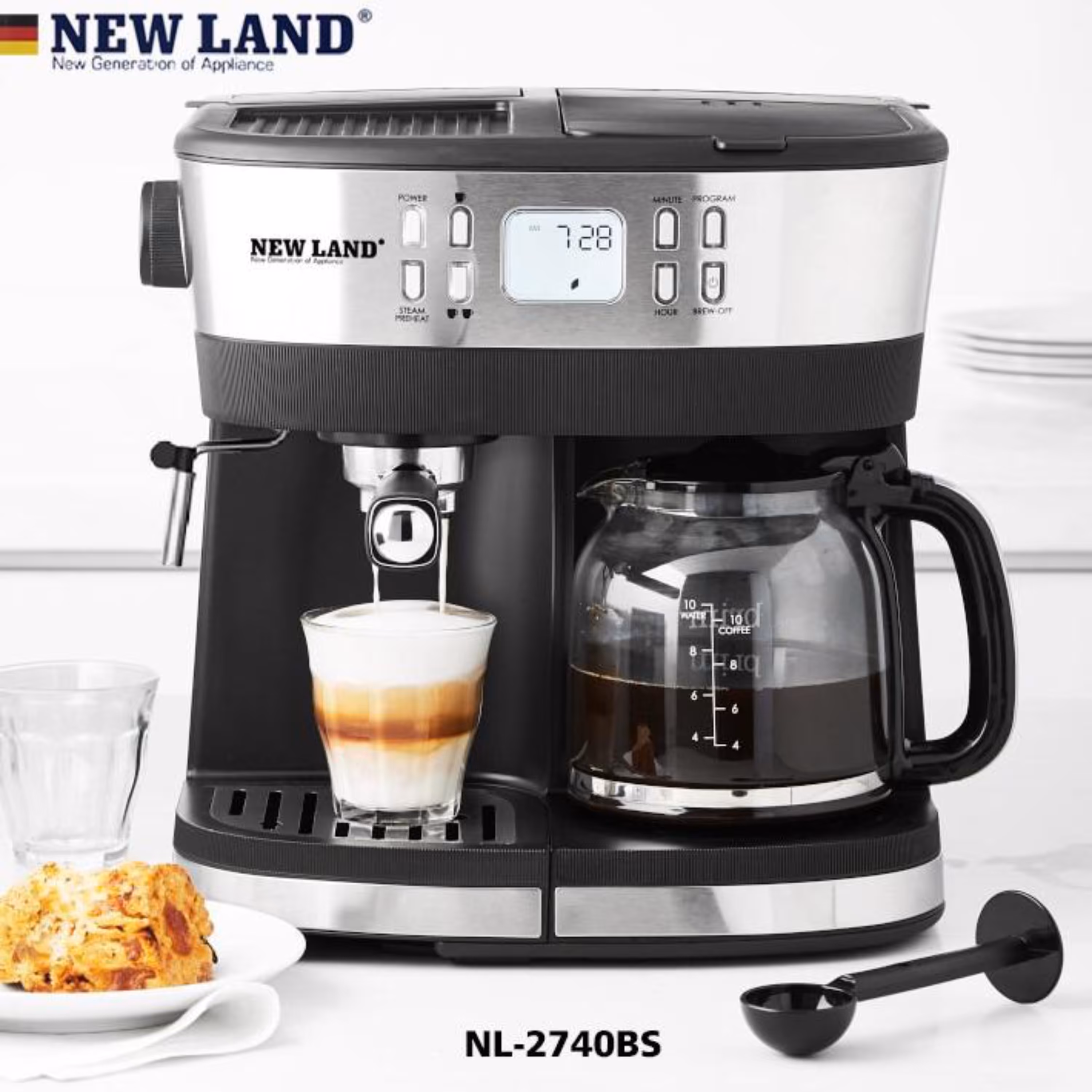 اسپرسوساز 3کاره نیولند 