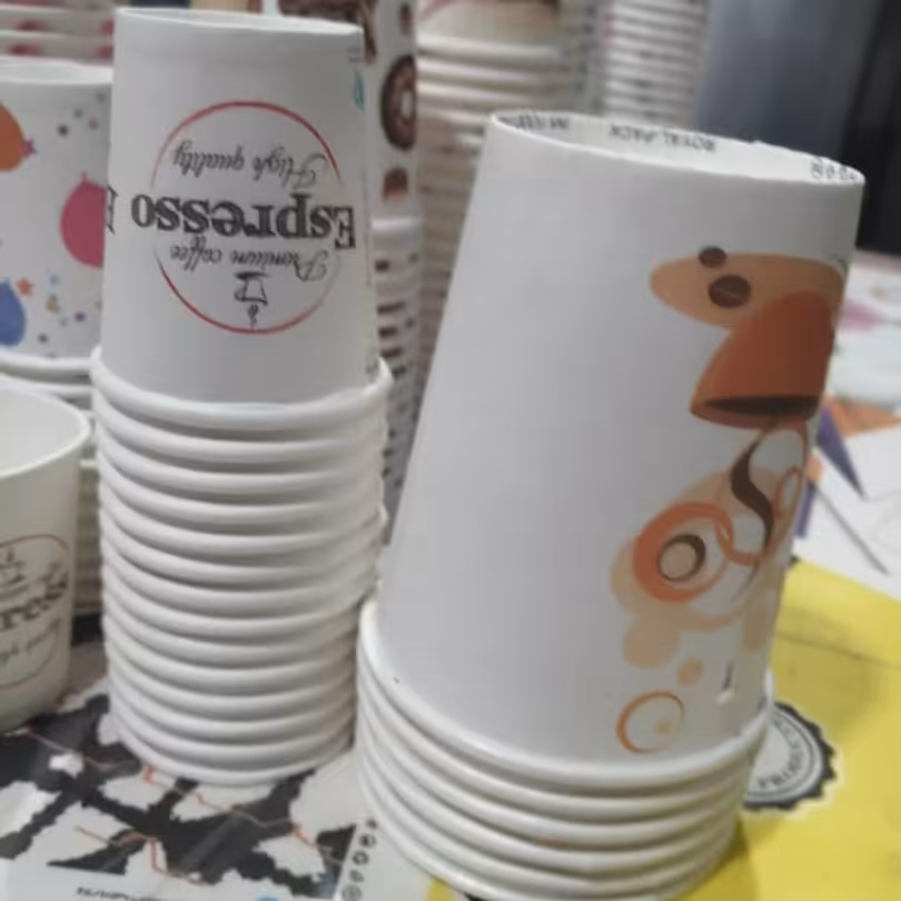 لیوان کاغذی مات 90 سی سی  50 عددی