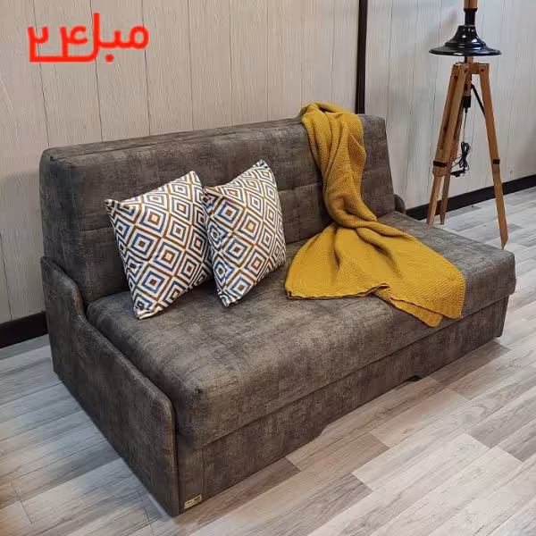 مبل راحتی تخت خواب شو دو نفره مدل وی 20