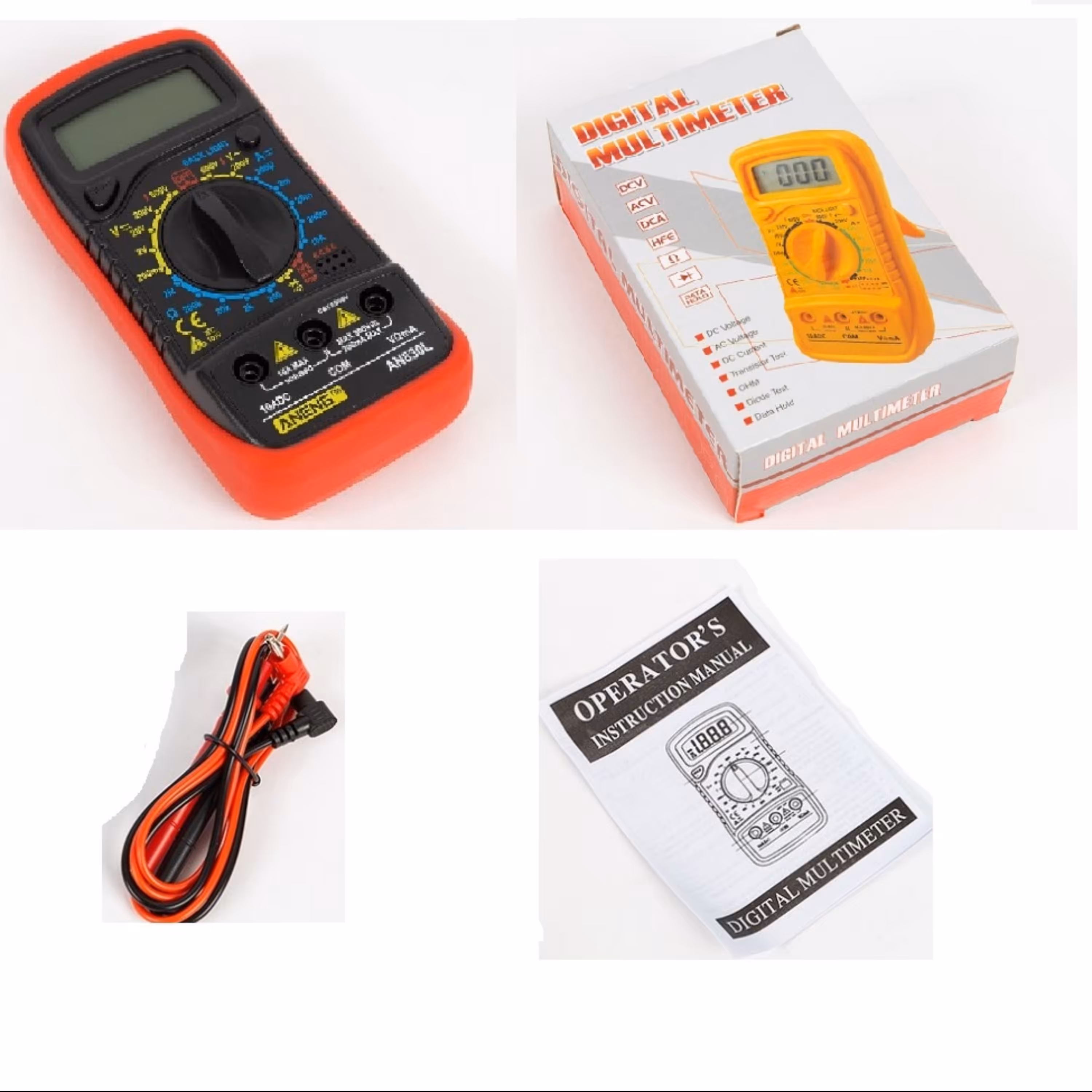 مولتی متر دیجیتال با پکیجینگ