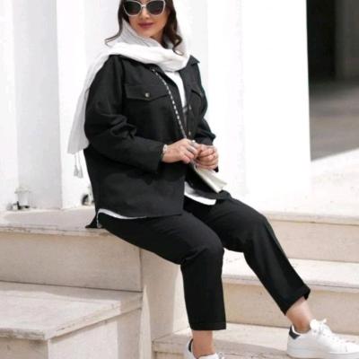 مانتو شلوار زنانه مدل نام : ست مانتو و شلوار اسپرت