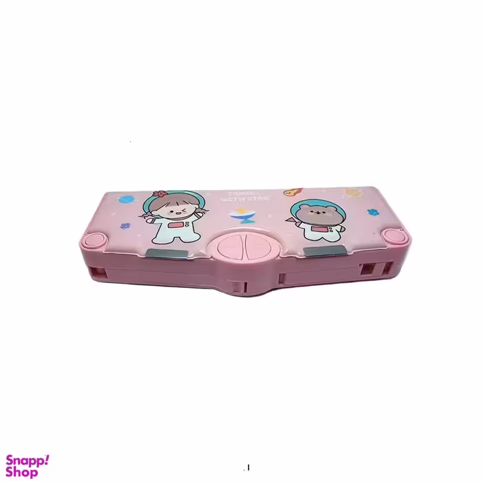 جامدادی کتابی دکمه ای طرح دختر فضانورد کد KBX-7069D