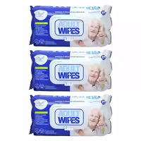 دستمال مرطوب دافی مدل Adult Wipes مجموعه 3 عددی
