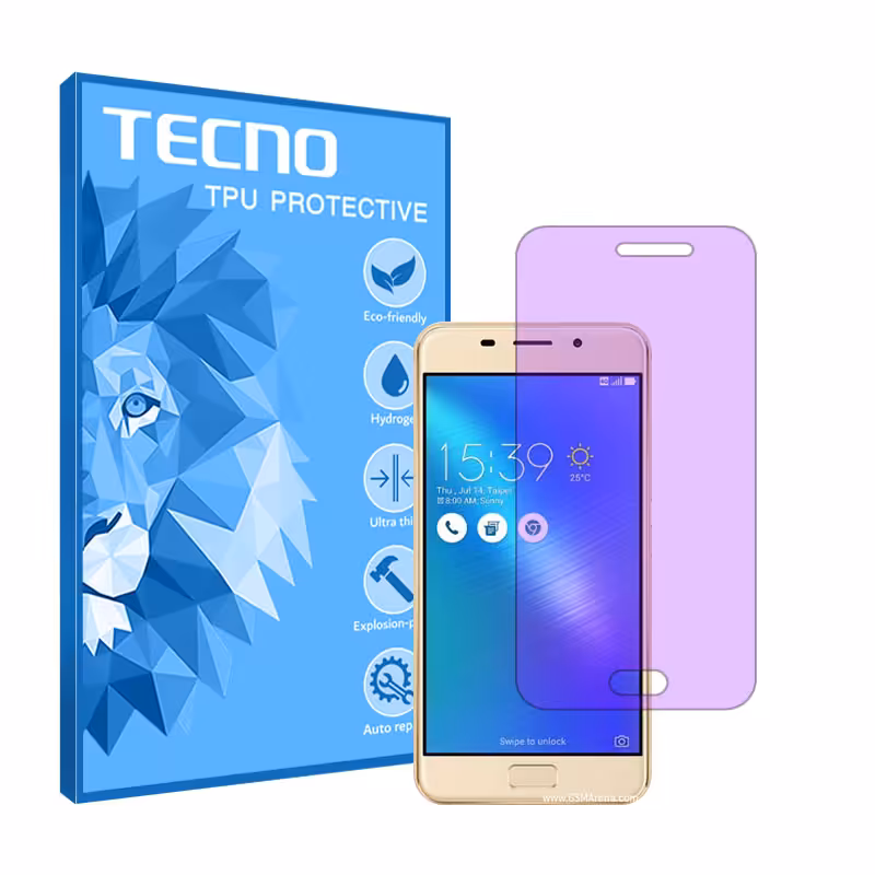 گلس ایسوس Zenfone 3S Max مدل آنتی پرپل برند تکنو کد S