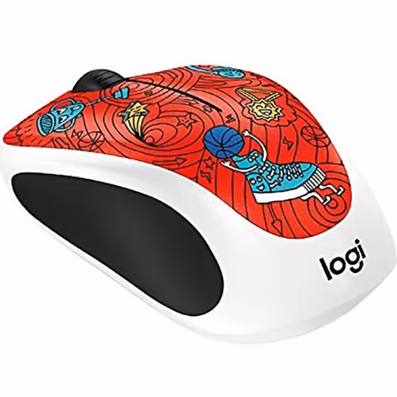 موس بی سیم لاجیتک Doodle Collection M238 Champion Coral