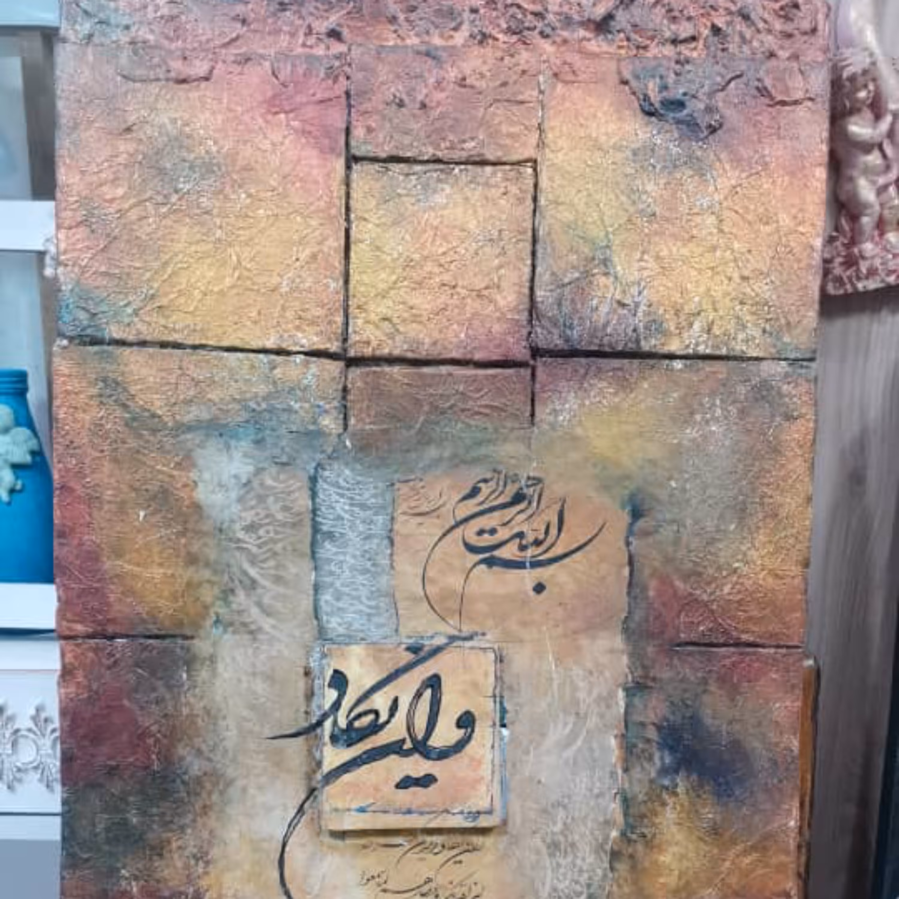تبلو پتینه بسیار زیبا و ان یکاد سایز 50 در 80