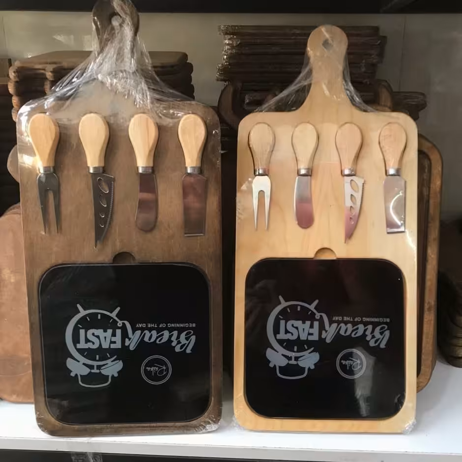 ست صبحانه خوری ابزاردار  شیشه ای 

