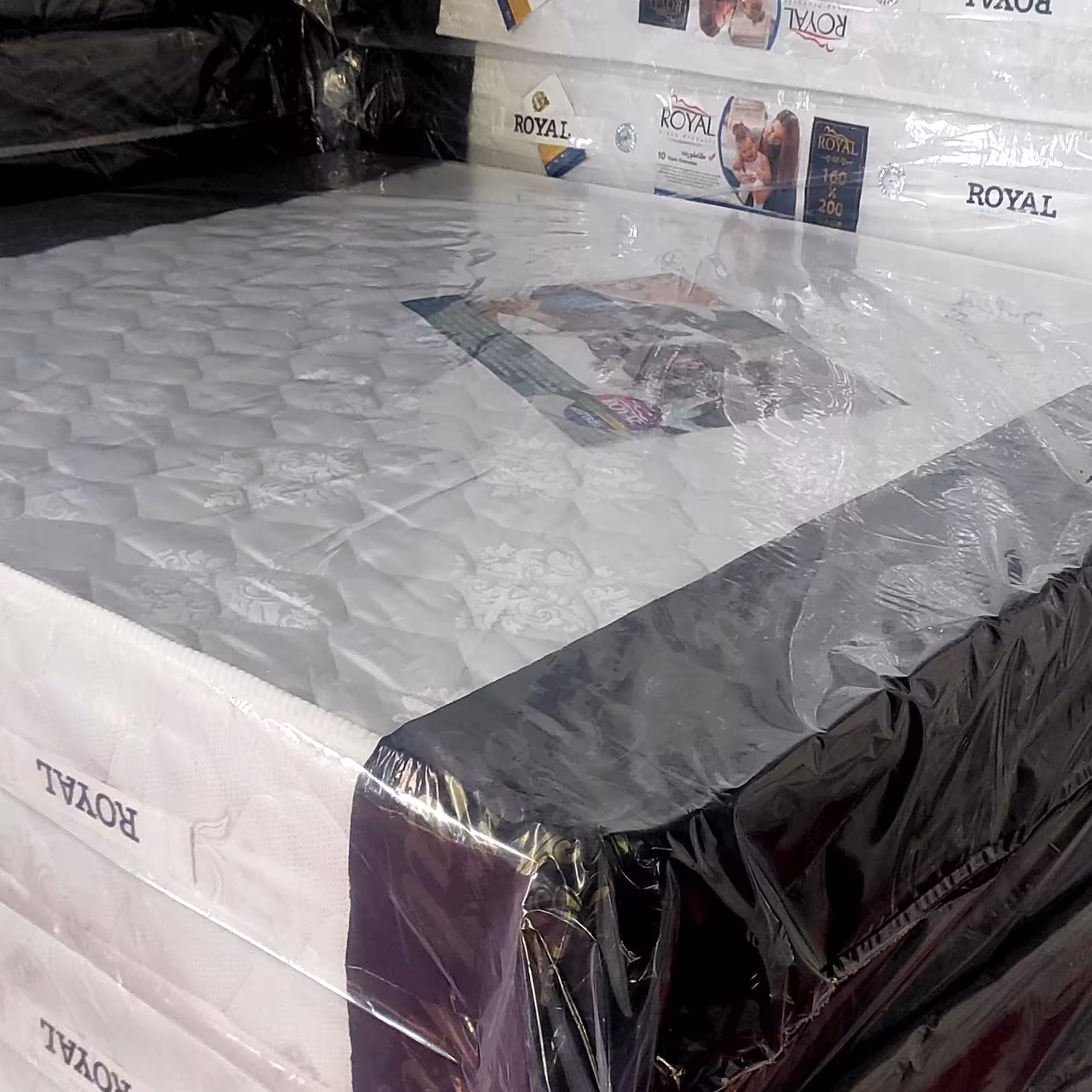 تشک رویال  سوپر طبی فنری یک نفره 10سال ضمانت مدل کامفورت 90در200 و سایز نوجوان(80در180)