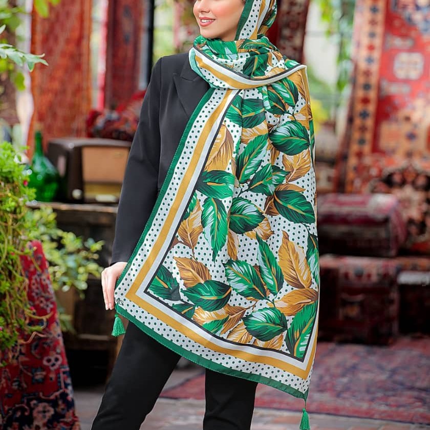 شال طرح دار نخ ترک وارداتی ...( در 3 رنگ )