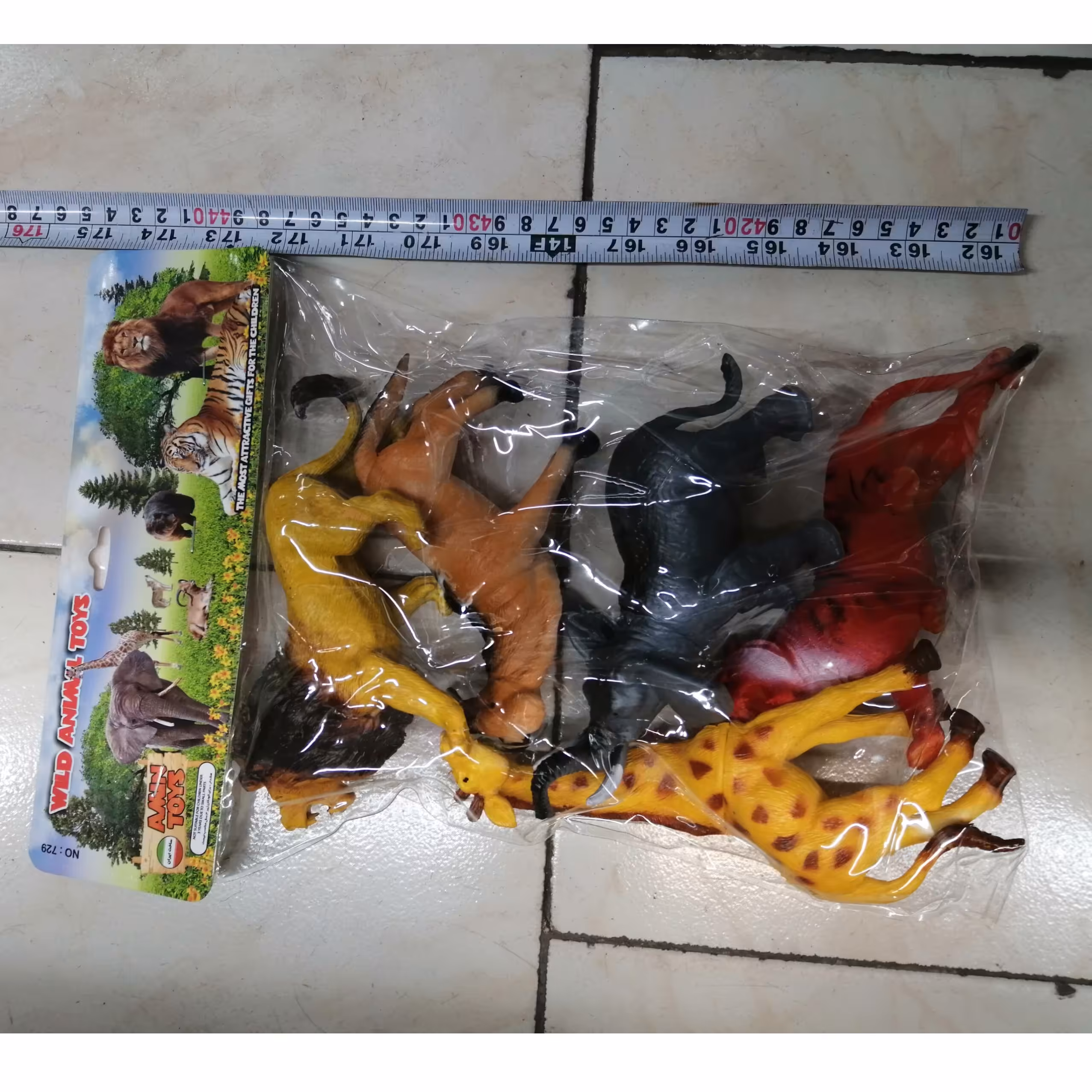 لوازم سیسمونی و اسباب بازی بسته بندی ست حیوانات وحشی و اهلی با کیفیت عالی انعطاف پذیر