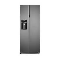 یخچال فریزر ساید بای ساید ایکس ویژن مدل HS550 (استیل)