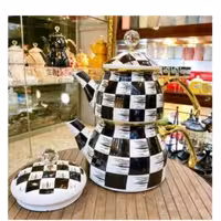 کتری قوری لعابی ضخیم  برند شاهین ترکیه  