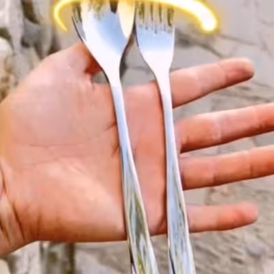 سرویس قاشق و چنگال 12نفره 60 پارچه نقره ای دهانه اروپایی