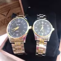 ساعت ست زنانه و مردانه والار استیل سفید طلایی