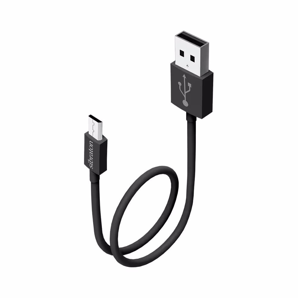 کابل شارژ USB به میکرو USB سیبراتون مدل S109A طول 25 سانتی متر