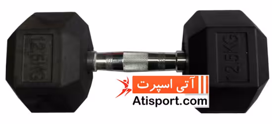 وزنه 6 ضلعی استار 12 و نیم کیلوگرم یک جفت