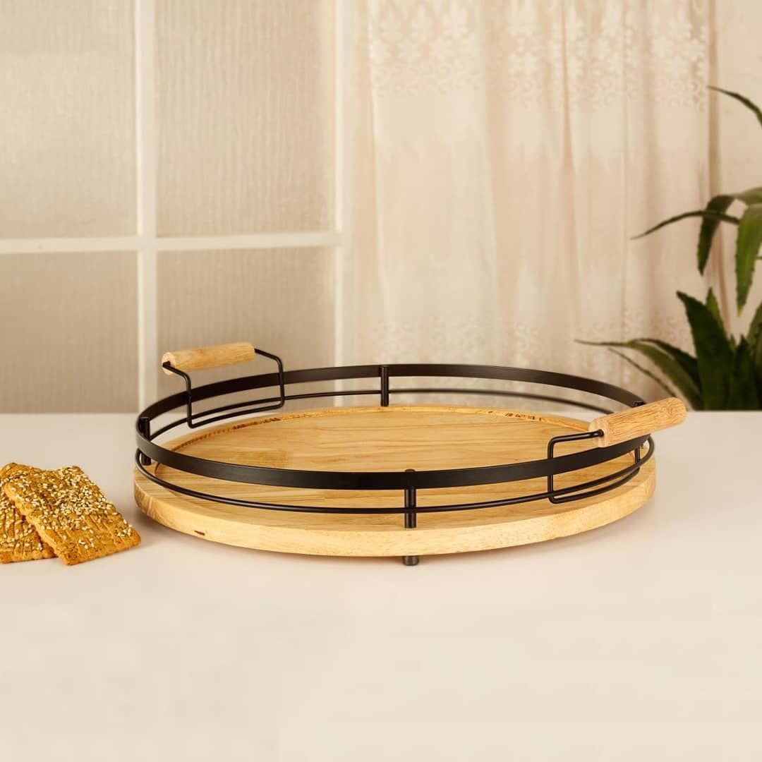 سینی گرد دسته دار رابروود BVK
