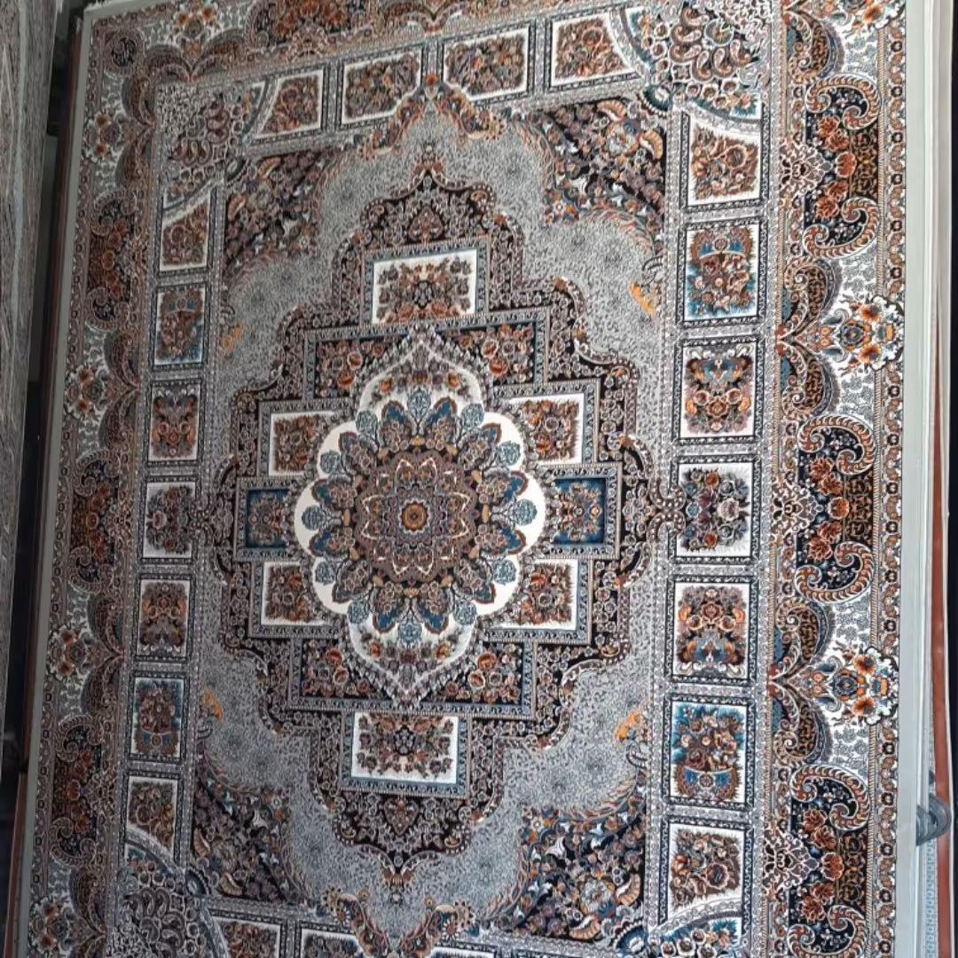 فرش ماشینی 700 شانه 12 متری تراکم 2550 صد در صد نخ 