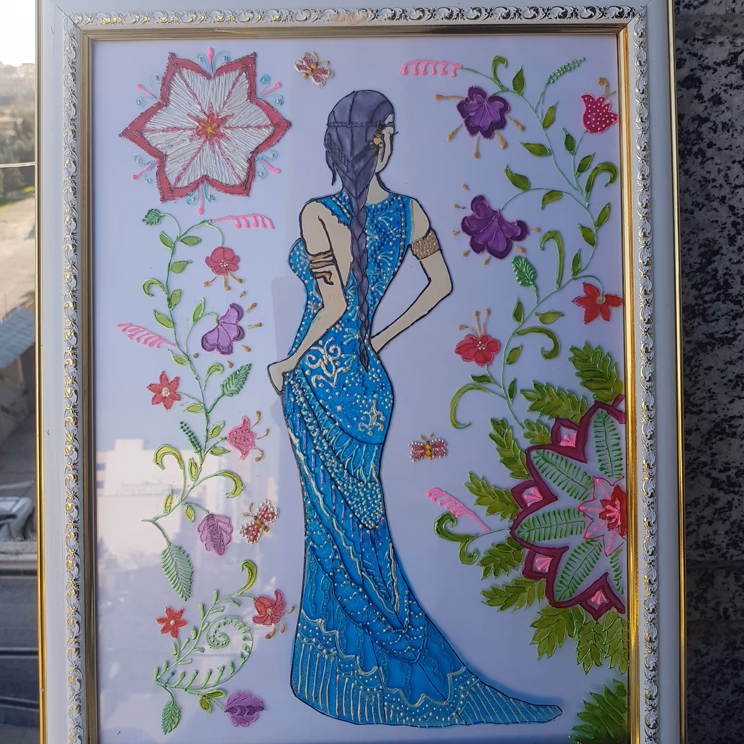 تابلوویترای پرنسس آبی پوش