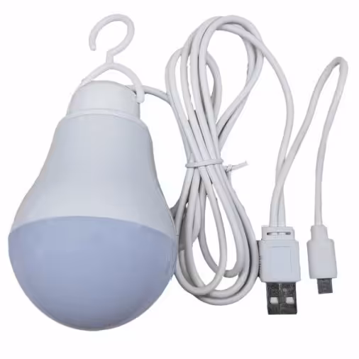 لامپ مسافرتی ال ای دی usb otg با کیفیت عالی - دارای کابل میکرو و usb