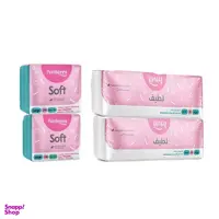 نوار بهداشتی پنبه ریز مدل M2_S2 مجموعه 4 عددی