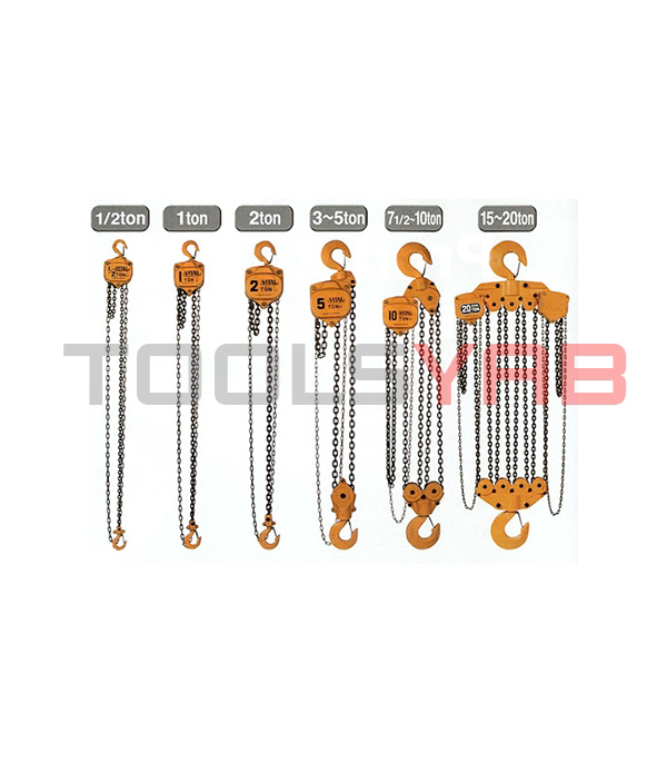 جرثقیل زنجیری دستی سقفی (چین بلاک ) ویتال VITAL ژاپن