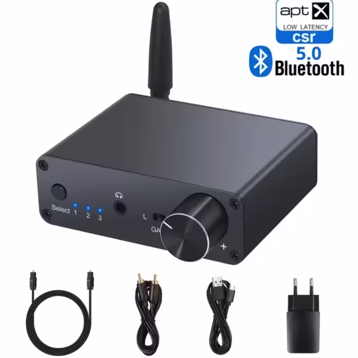 گیرنده و فرستنده بلوتوث و تقویت کننده هدفون مدل NO GV-BA01A بار آمازون