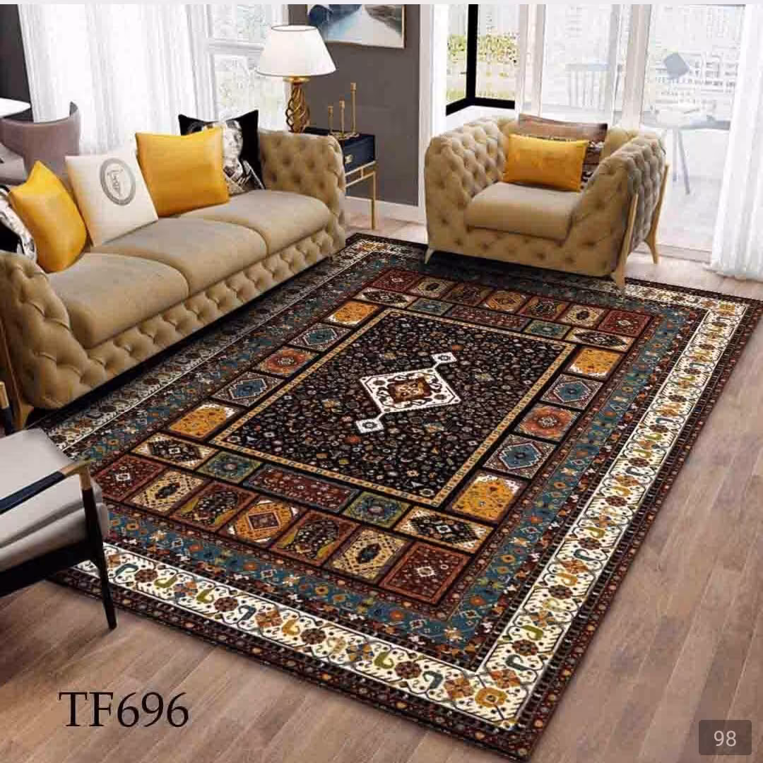 روفرشی مخمل شانل ترک کشدوزی شده با بهترین کیفیت دوخت و ثبات رنگ بسیار بالا کدtf696