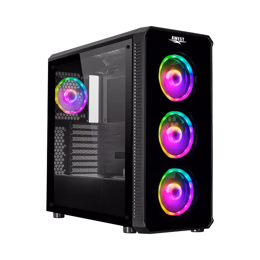 کیس گیمینگ اوست مدل Awest GT-AV309-MB فروشگاه گیمینگ تکاف