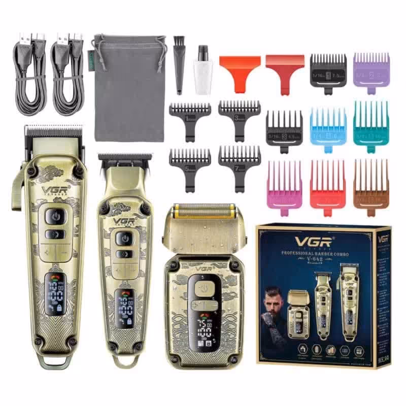 ماشین اصلاح 3کاره وی جی آر VGR مدل V-642