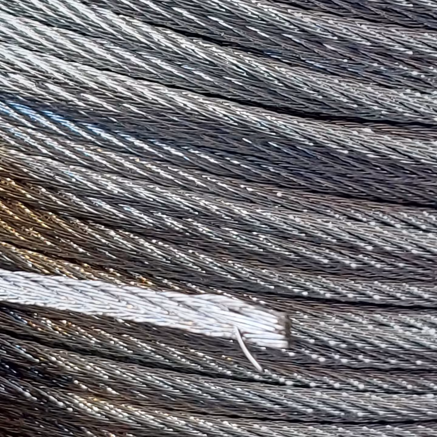 سیم بکسل نمره 4 تمام فولادی روکش گالوانیزه 