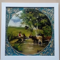 نقاشی روغن. 