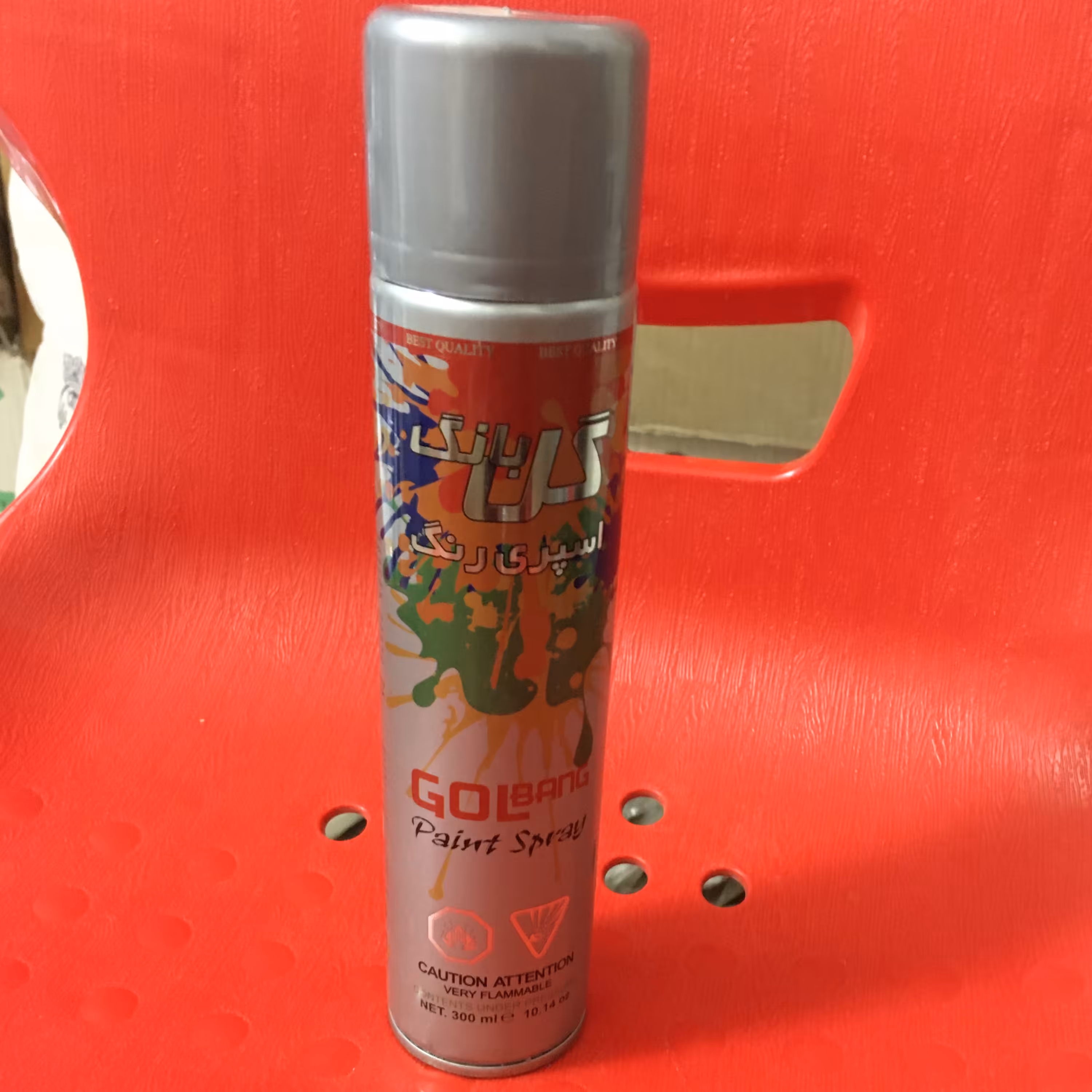 اسپری رنگ نقره ای