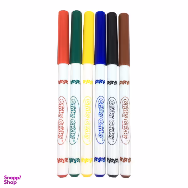 ماژیک رنگ آمیزی 6 رنگ چیکی چیکی مدل C