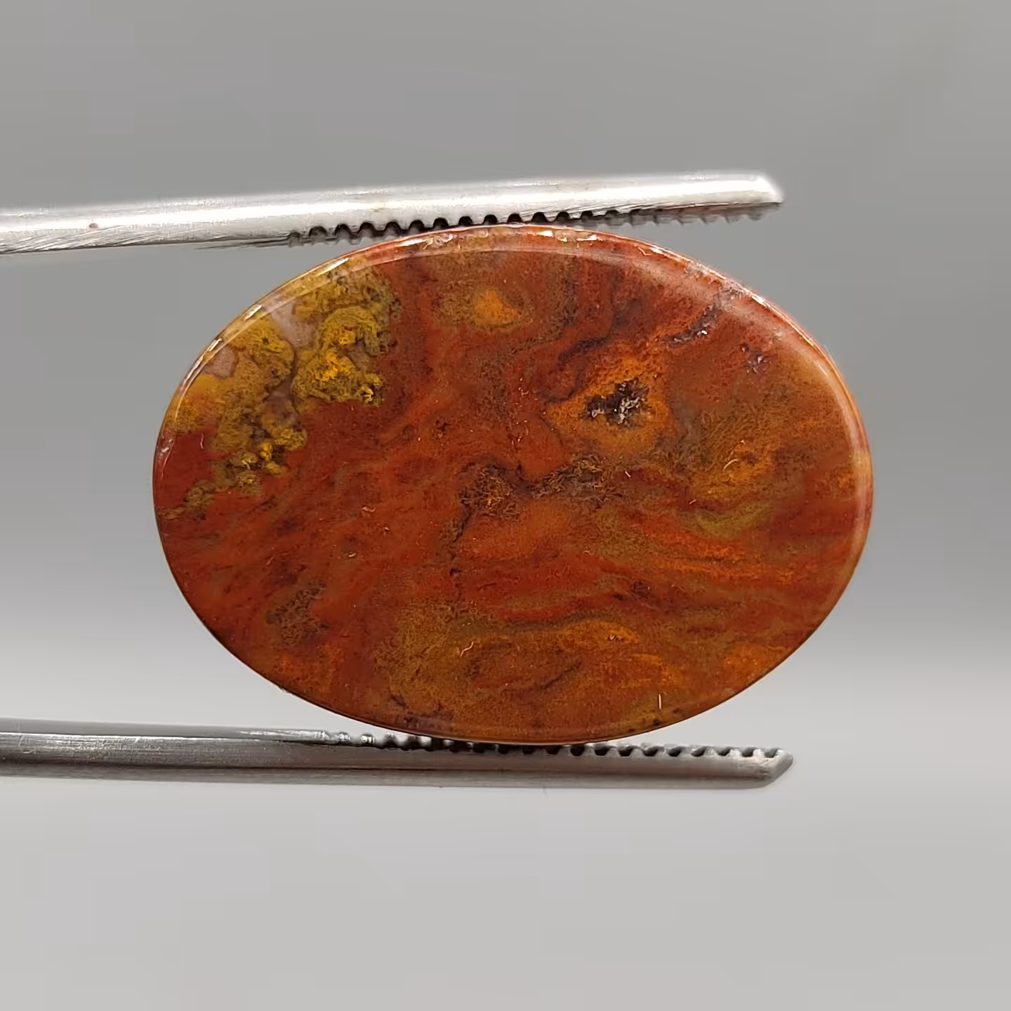 جاسپر اصل و معدنی نگین شده زیبا