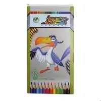 مداد رنگی 12 رنگ شهباز کد 45