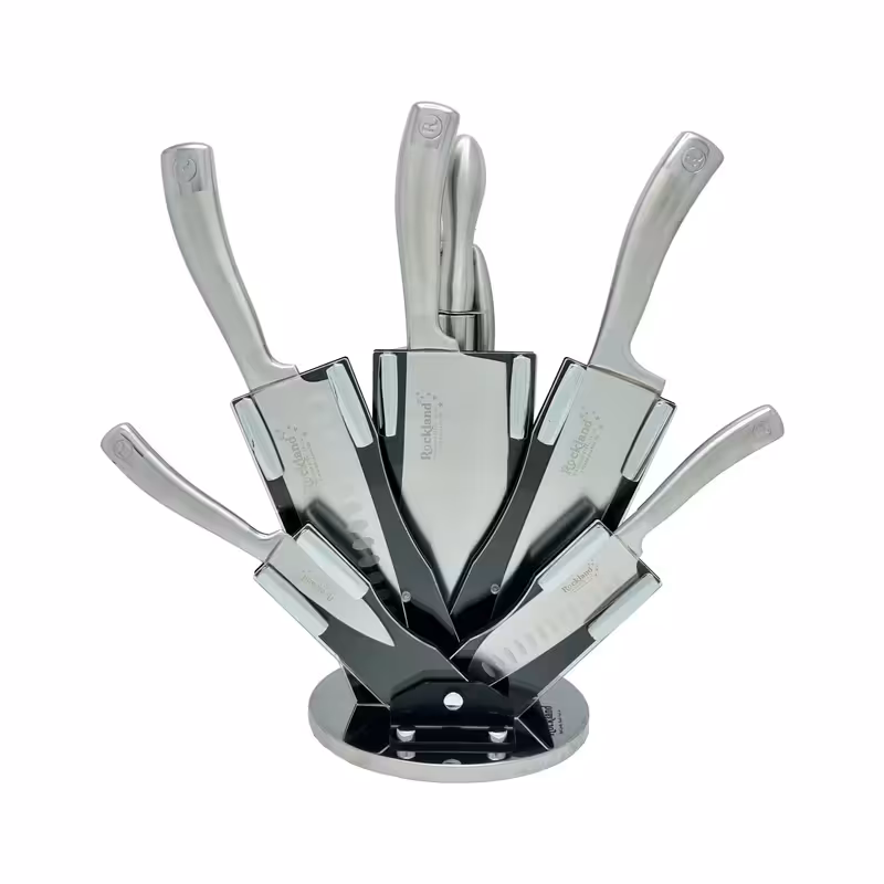 سرویس چاقو آشپزخانه راکلند 8 پارچه کد 3304 استیل