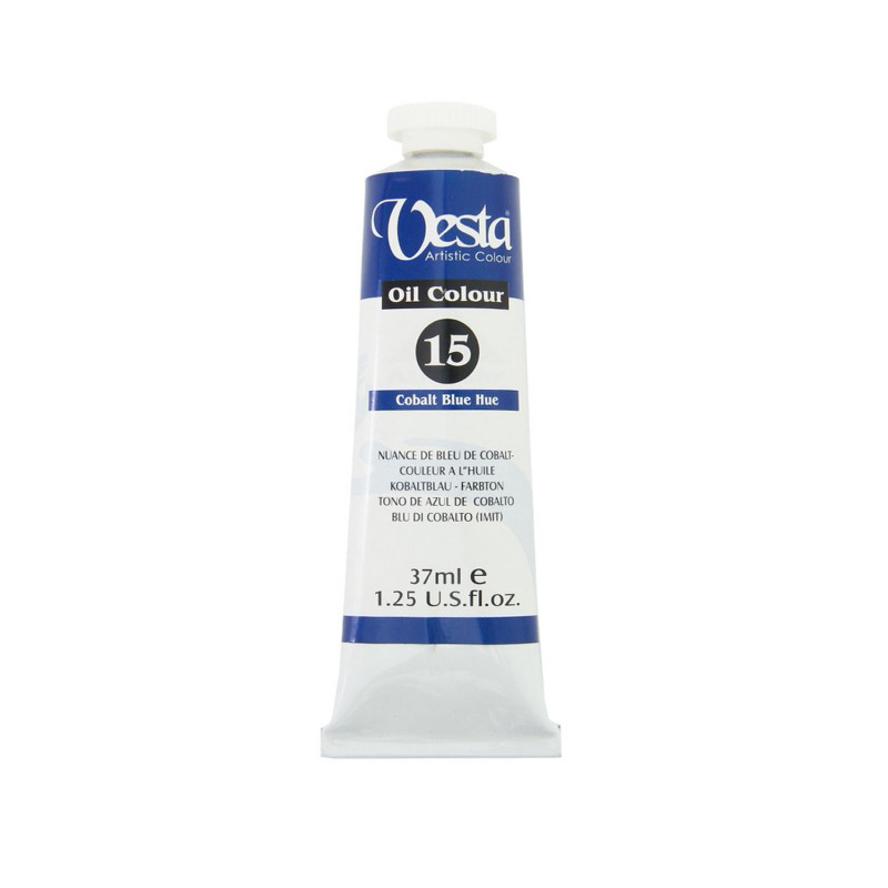 رنگ روغن وستا Cobalt Blue Hue 15 حجم 37 میل