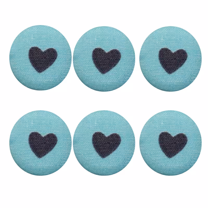 دکمه مدل قلبی کد St بسته 6 عددی